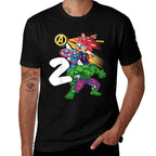 Marvel Super Heroes Avengers 2 Year Old Second Birthday  Tagless Design T-Shirt