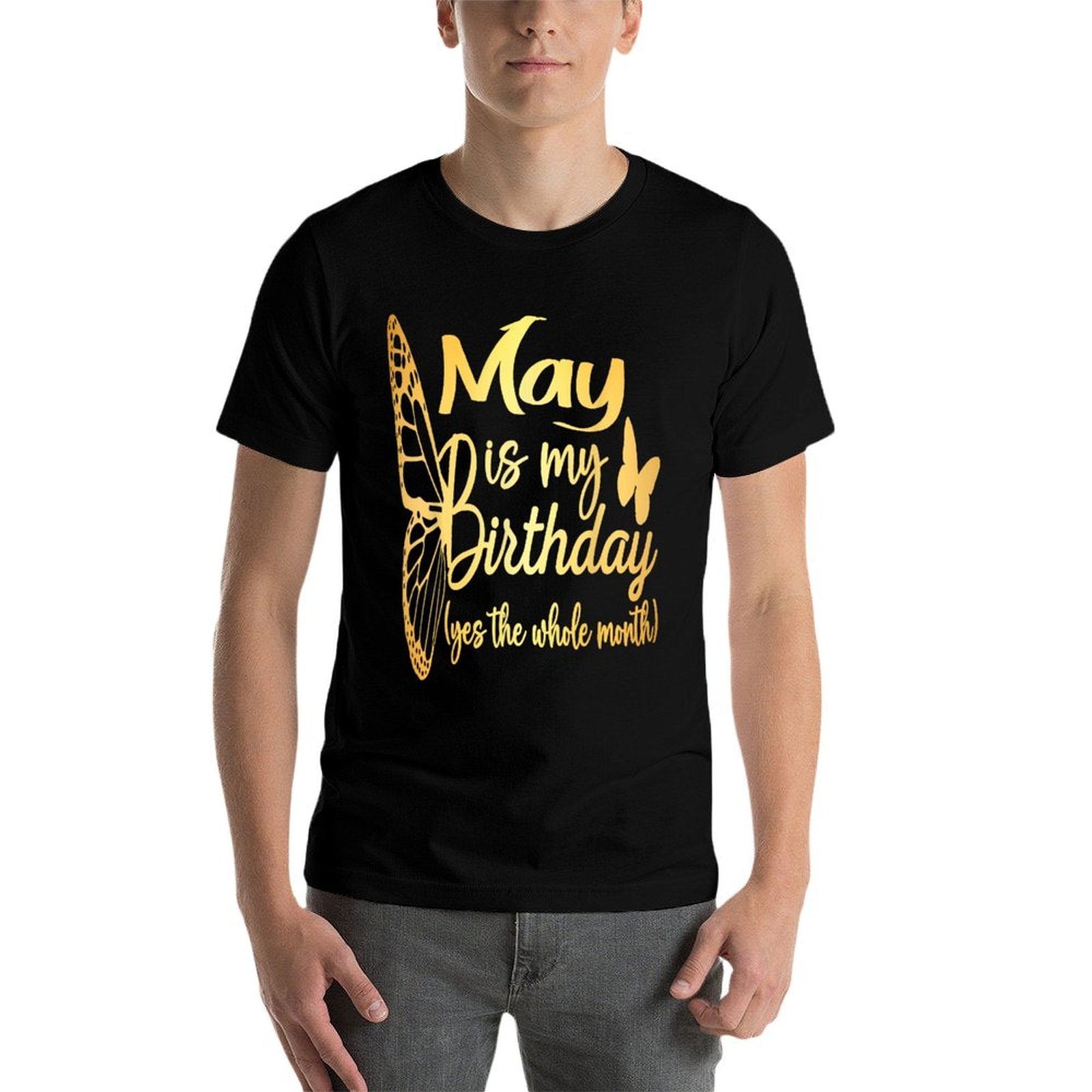Month May Birthday For Women May Is My Birthday For Girl  Eco-friendly Material T-Shirt