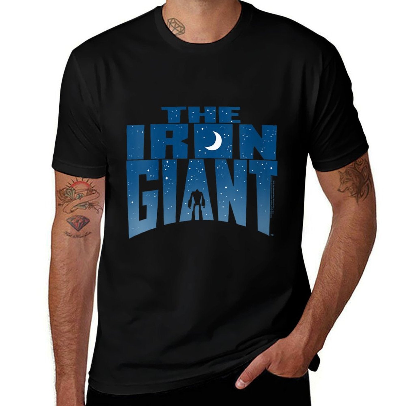 Iron Giant Twilight Logo  Slim-fit Cut T-Shirt