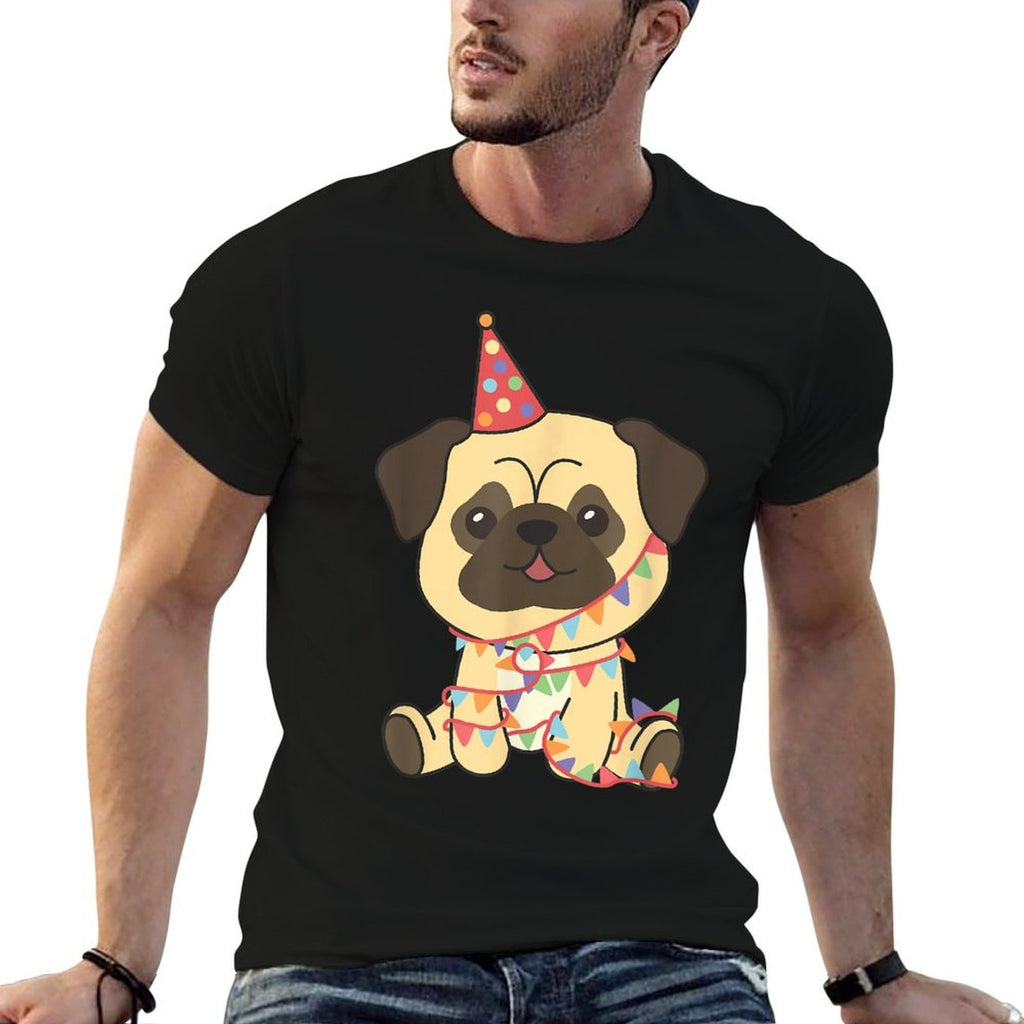 Birthday Pug For Children A Birthday Pug  Slim-fit Cut T-Shirt