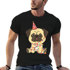 Birthday Pug For Children A Birthday Pug  Slim-fit Cut T-Shirt