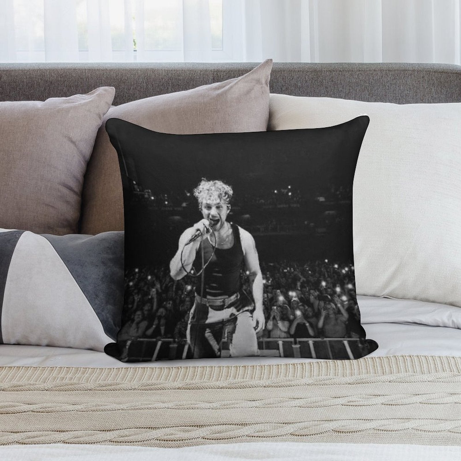 Tom Grennan Soft Ultra-Soft Texture Throw Pillow