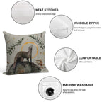 Otter And Her Treasures Soft Warmth Comfort Throw Pillow