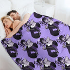 Shroomie Black Sapphire Cookie Gift-ready Throw Blanket