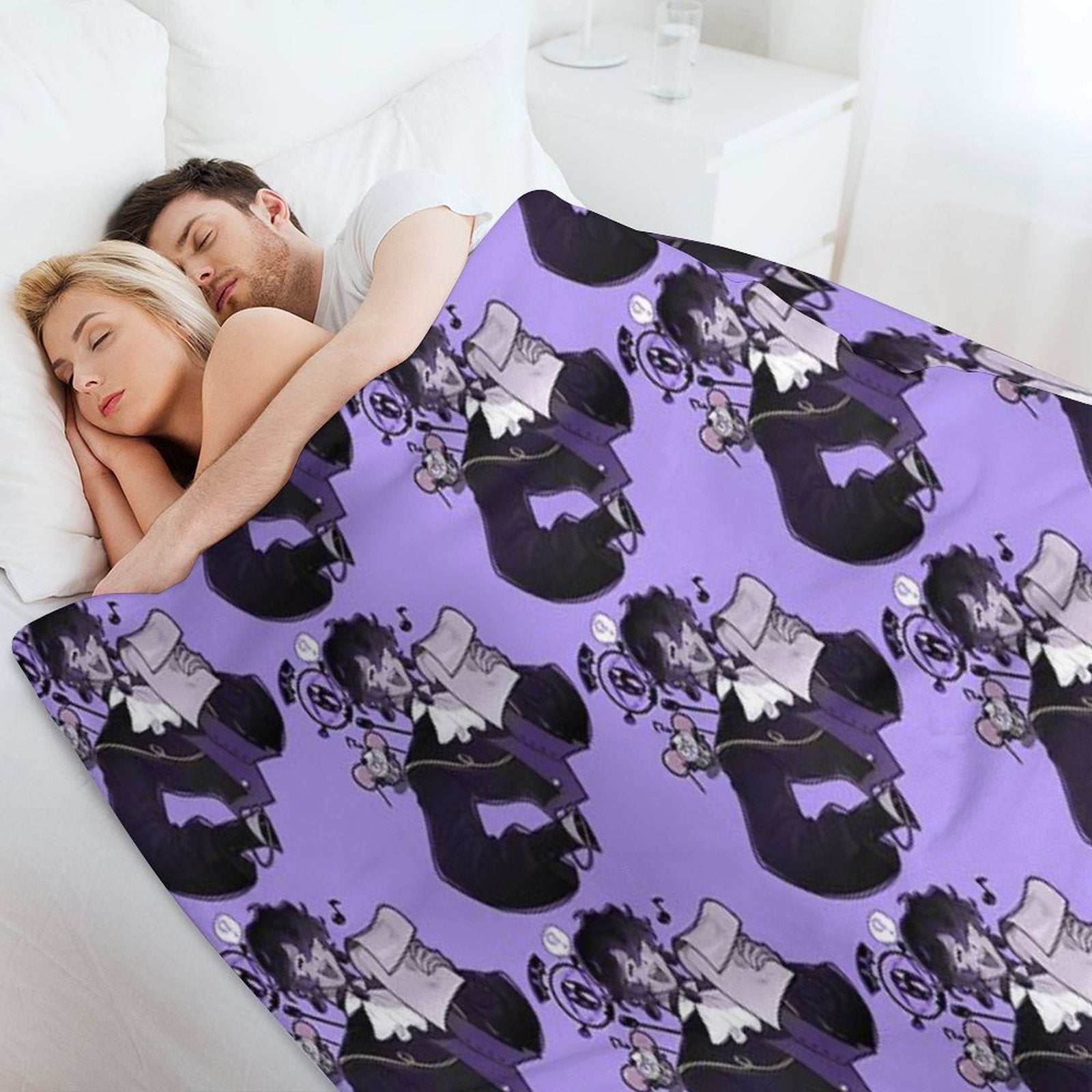 Shroomie Black Sapphire Cookie Gift-ready Throw Blanket