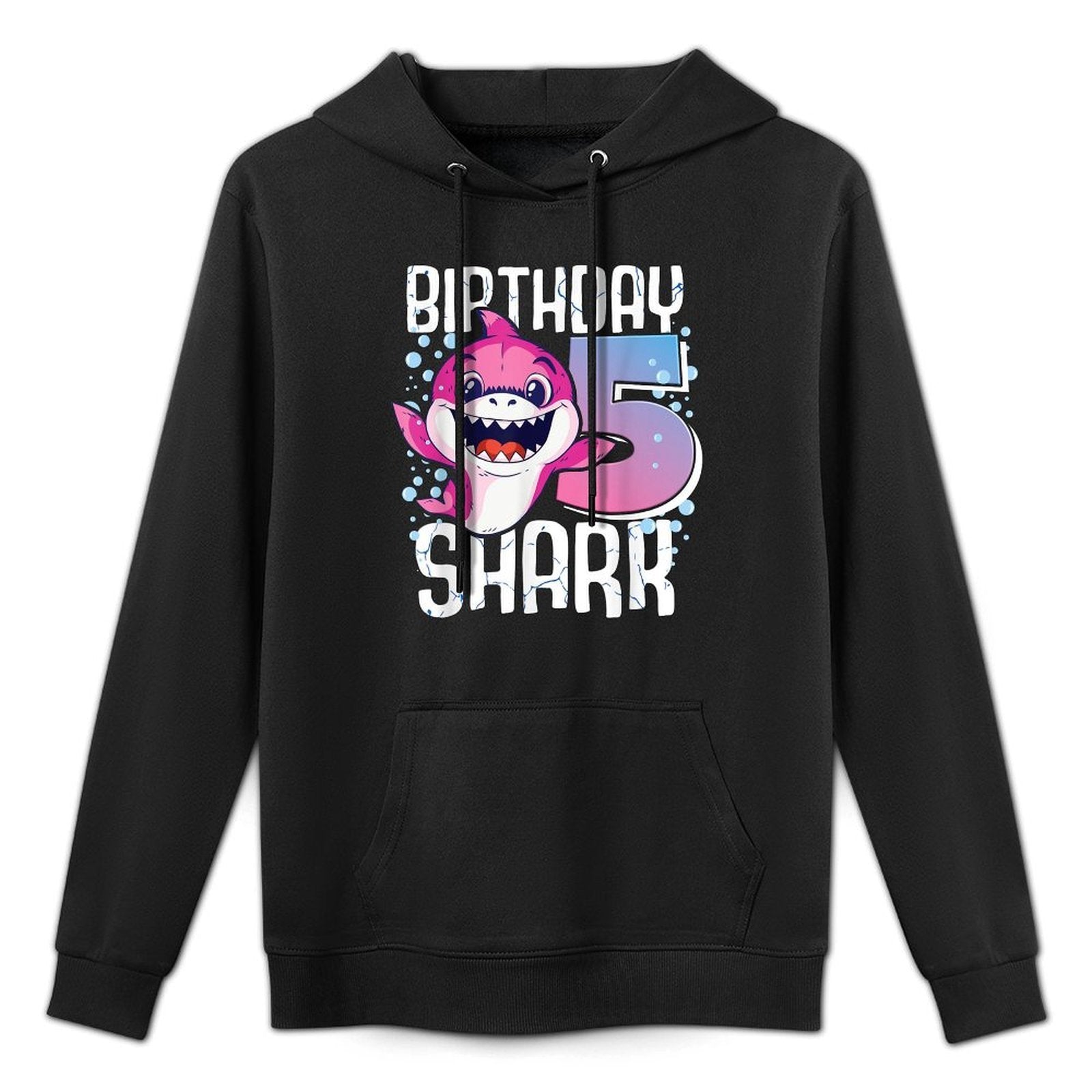 Birthday Shark 5th Birthday Girl Shark 5 Years Shark Unisex Design Hoodie