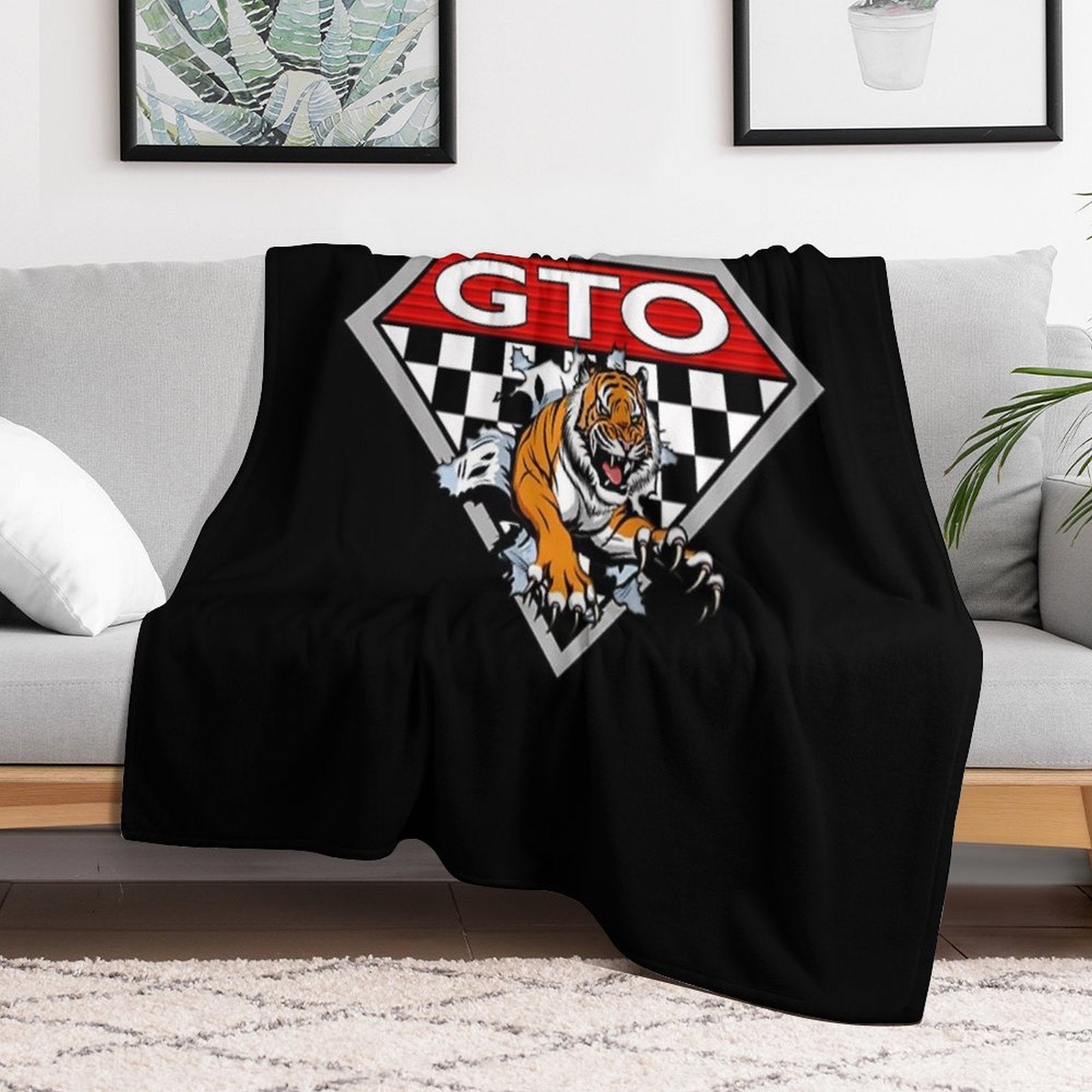 Pontiac GTO Tiger Shirt Gift-ready Throw Blanket