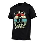 50 Year Old Birthday 15 July 1972 50th Birthday  Soft T-Shirt
