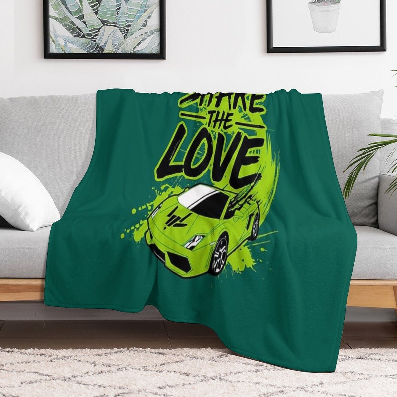 Youth Share The Love Lightweight Throw Blanket