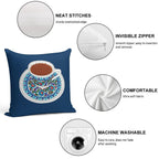 Turkish Coffee Soft Bedroom Essential Throw Pillow