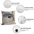 Ricky Nelson Fan Club Soft High-Density Material Throw Pillow