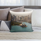 Sydney from The Sky Soft Multiple Sizes Throw Pillow