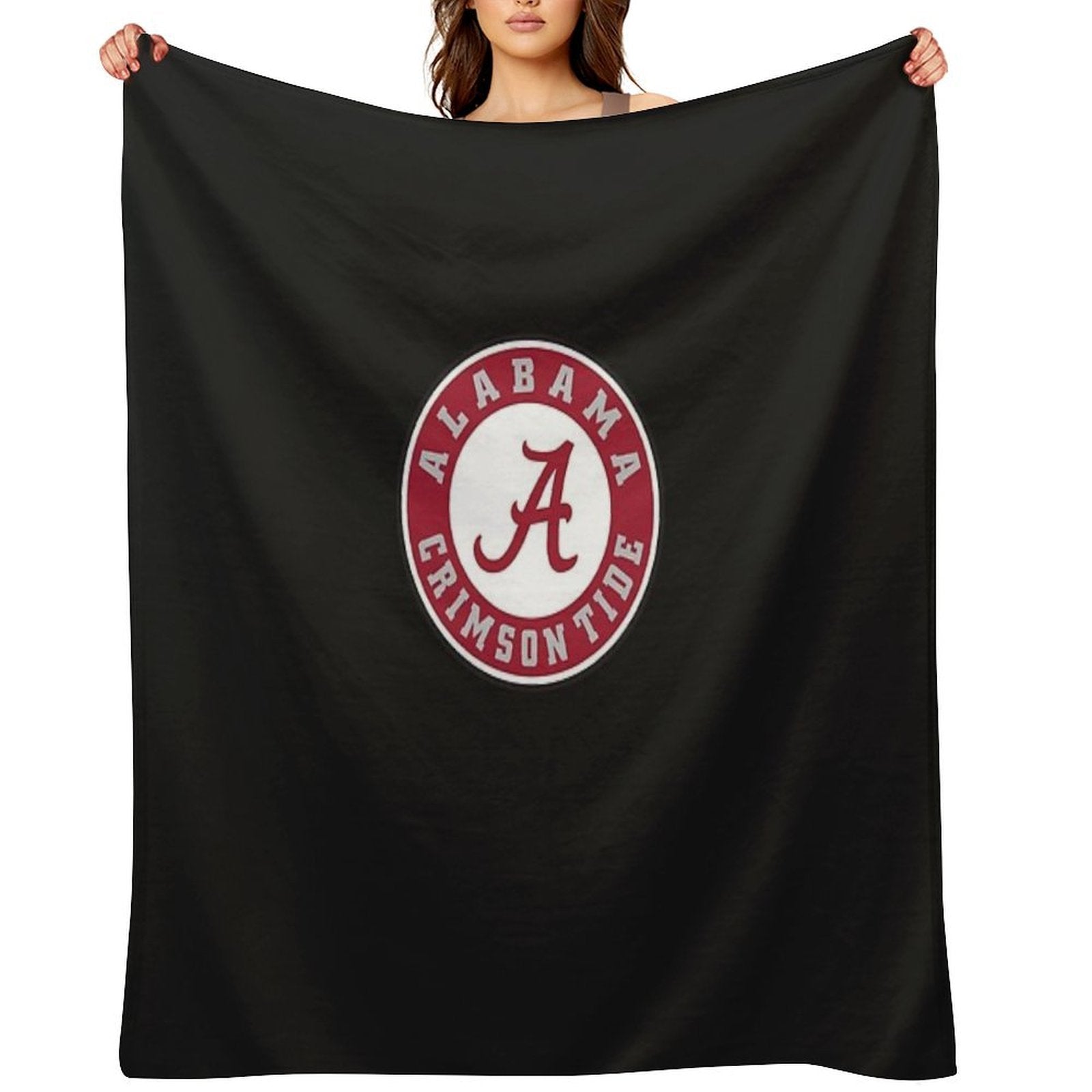 Alabama Logo Classic T-Shirt Lightweight Throw Blanket