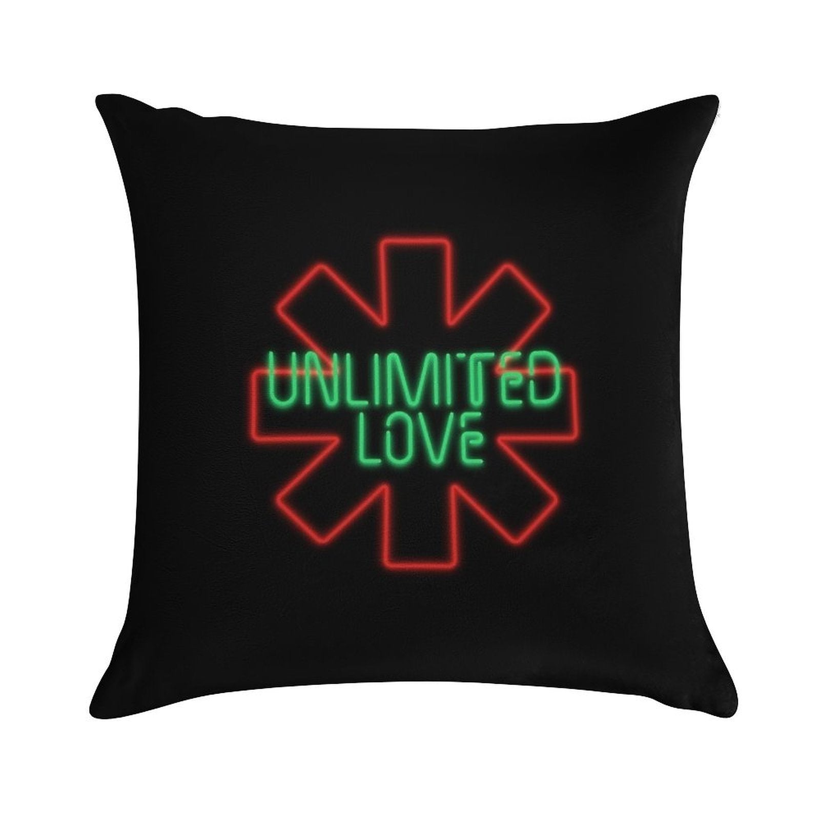 Unlimited Love (Red Hot Chili Peppers) Soft Reinforced Edging Throw Pillow