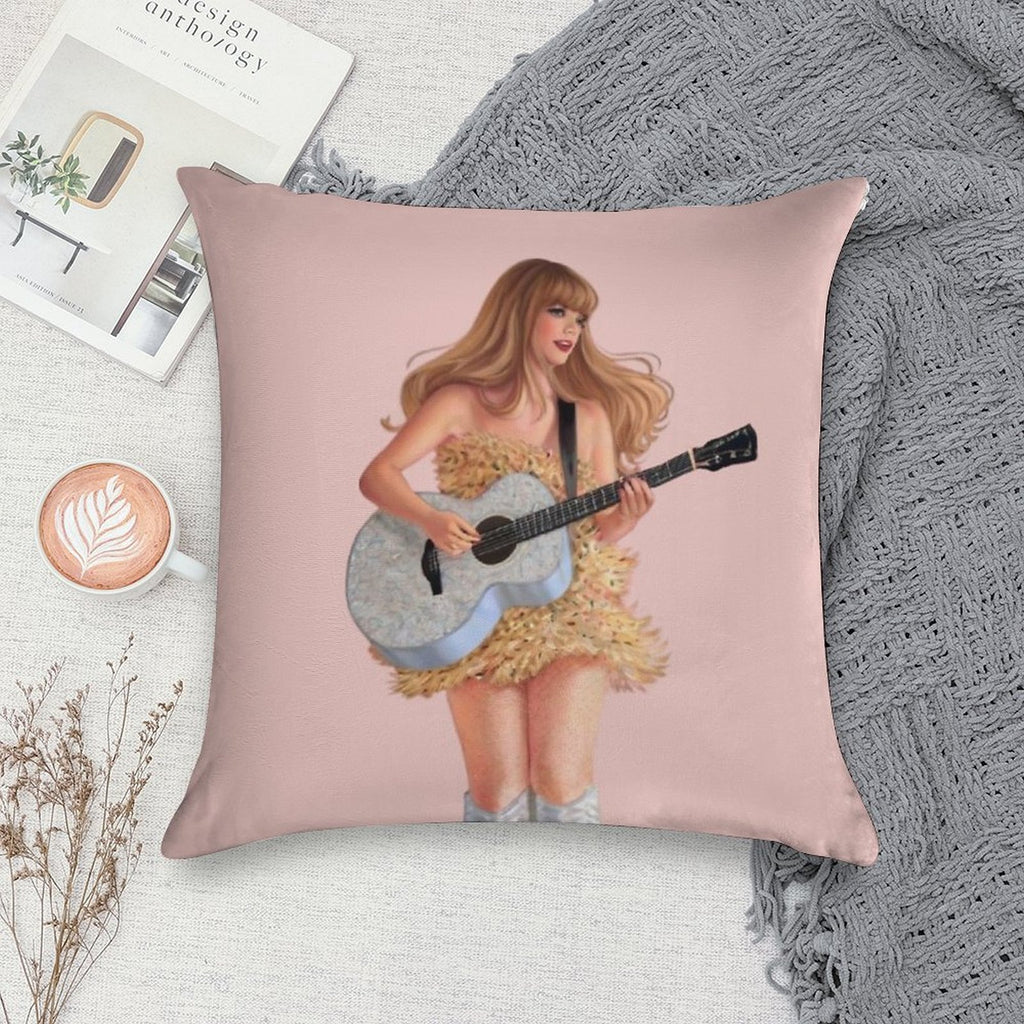 Taylor Swifts Soft Decorative Cover Throw Pillow
