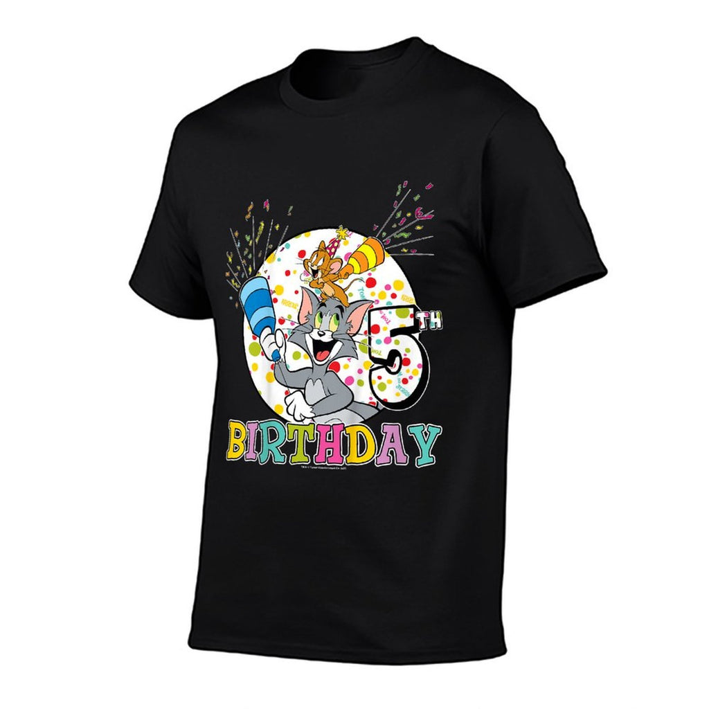 Tom And Jerry 5th Birthday Portrait  Lightweight T-Shirt