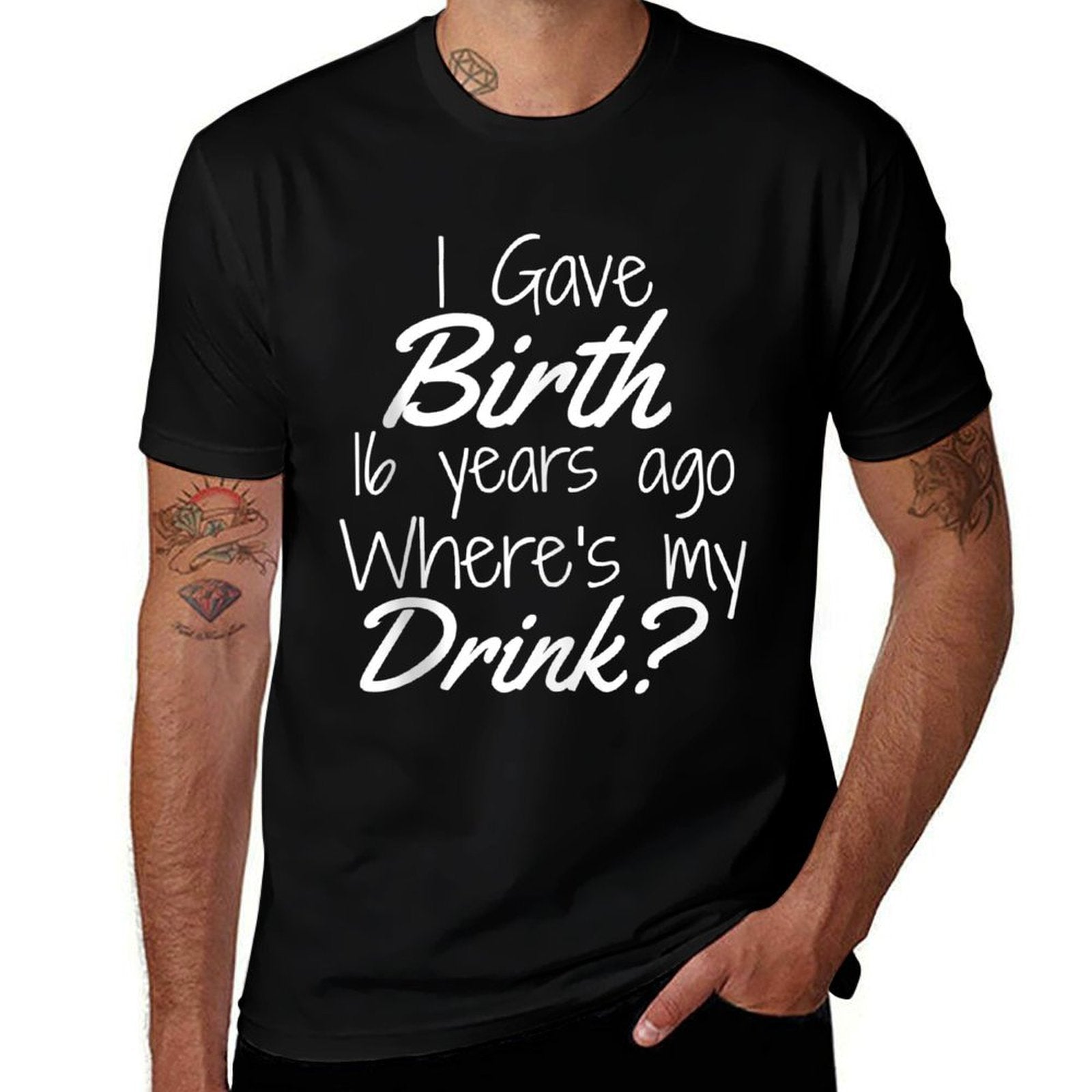 16th Birthday Mom Son Daughter 16 Year Old Gift Drink  Moisture-wicking T-Shirt