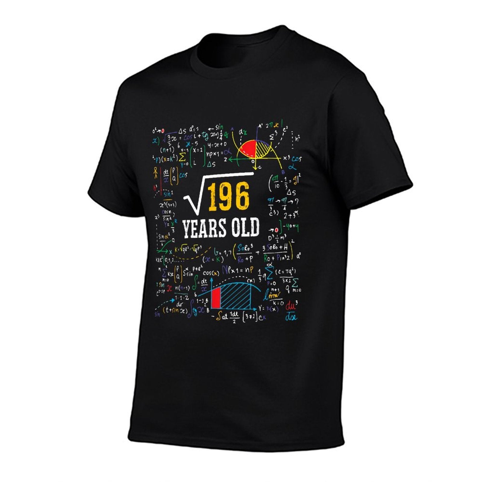 Square Root of 196 Boys Girls 14 Years Old 14th Birthday  High-quality Stitching T-Shirt