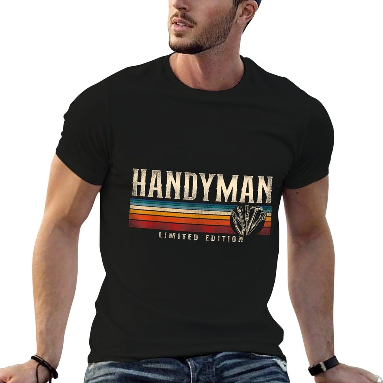 Handyman Retro Vintage Handyman Limited Edition  Relaxed-fit T-Shirt