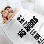 Psalm 91  Bible Verse  Christian Cross  For He Will Command His Angels To Guard You In All Your Ways Easy Care Throw Blanket