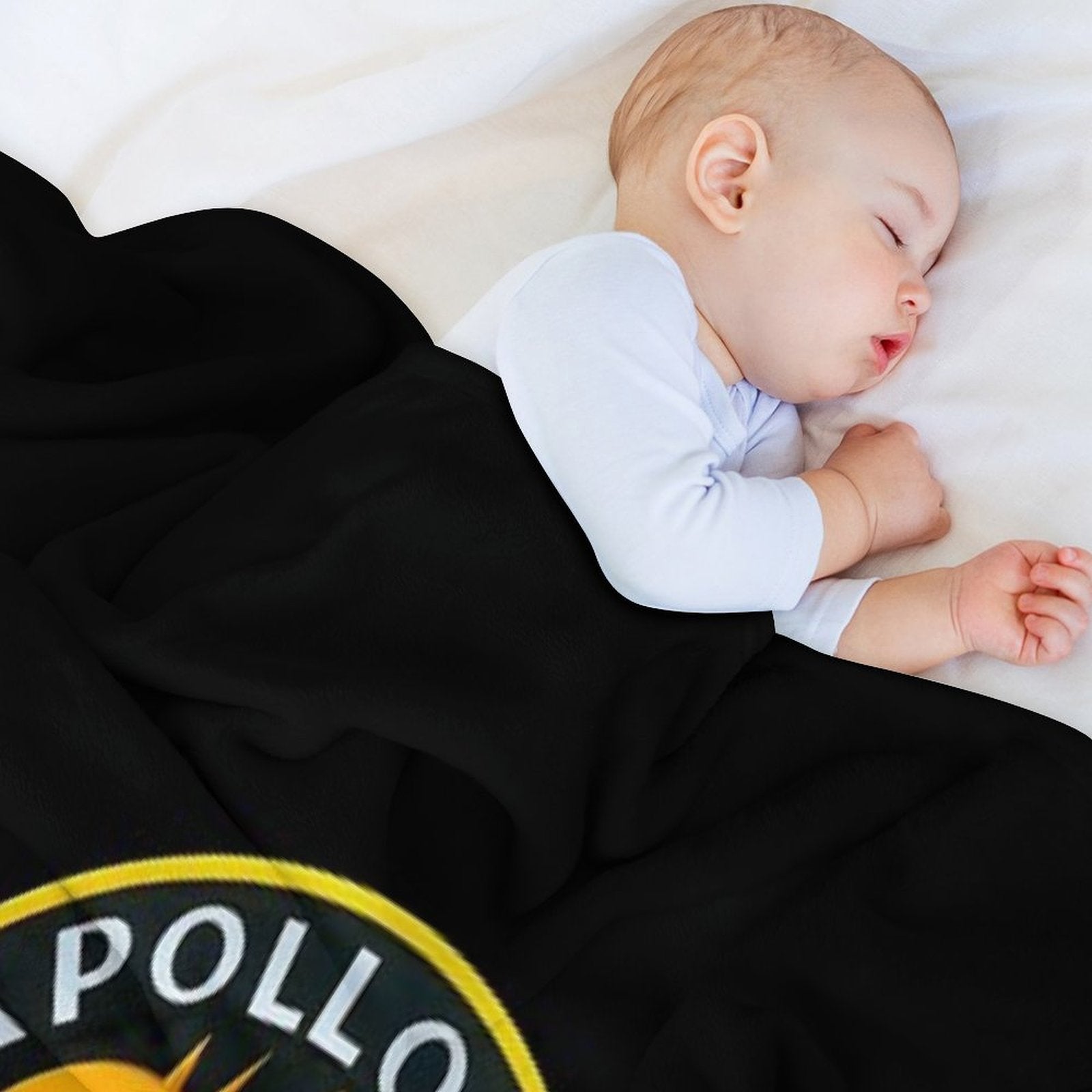 Apollo 13 Mission Patch Plush Throw Blanket