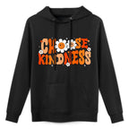 Choose Kindness Retro Be Kind Inspirational Unity Day Breathable Fabric Hoodie