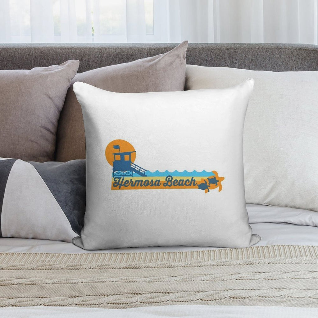 Hermosa Beach - California. Soft Multiple Sizes Throw Pillow