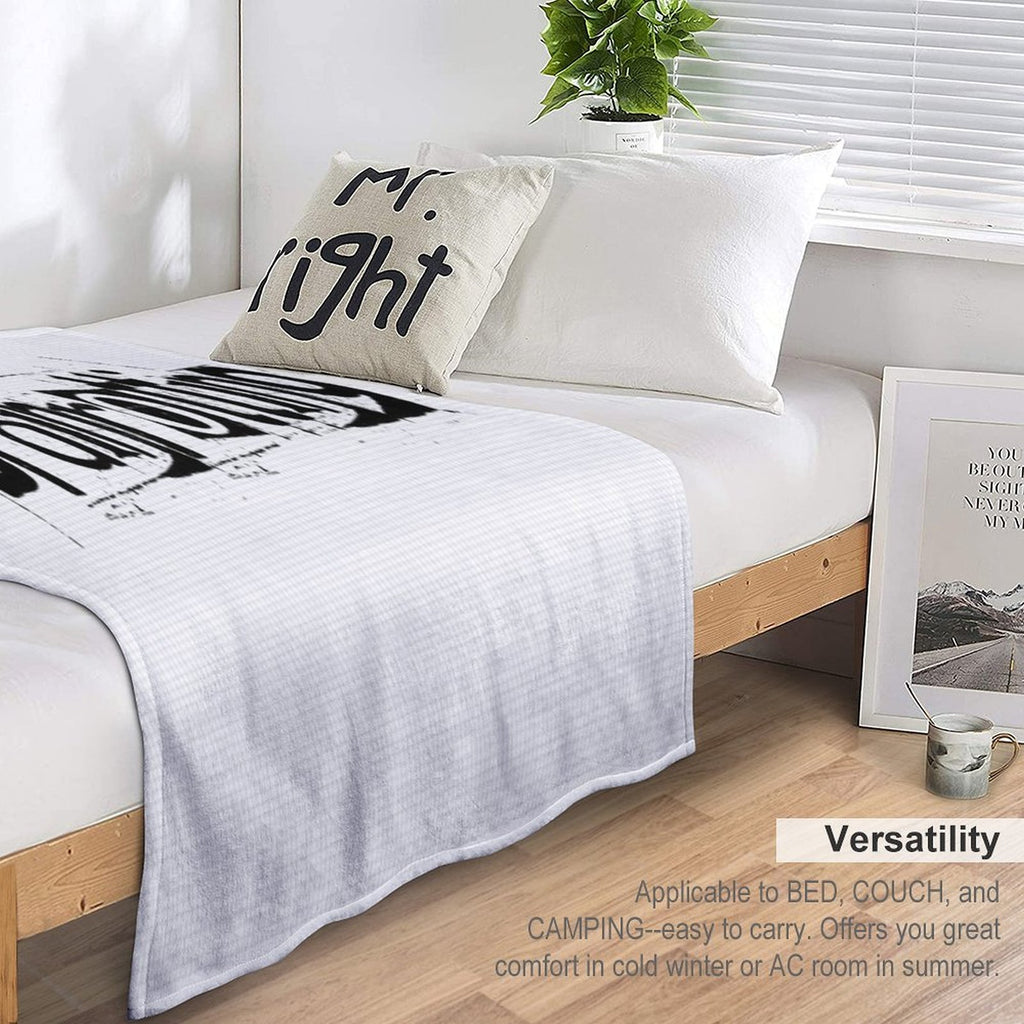 Brainrotting Funny Meme Print Anti-pilling Throw Blanket