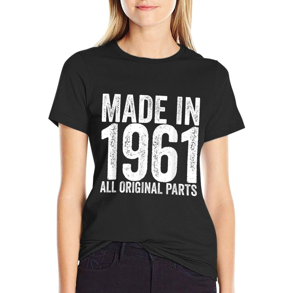 60 Years Old Made In 1961 Funny 60th Birthday  Moisture-wicking T-Shirt