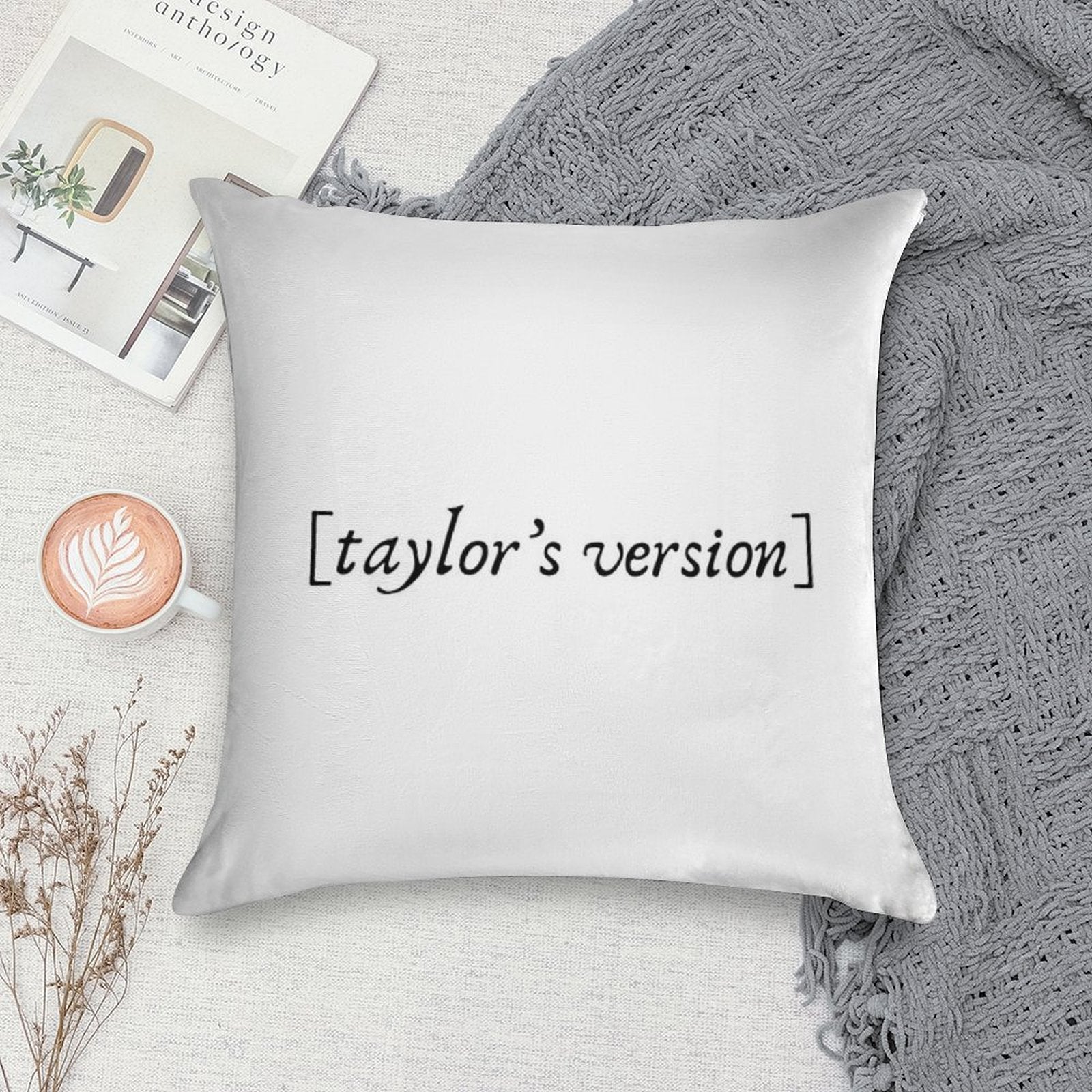 Taylor's Version Soft Skin-Friendly Throw Pillow