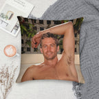 Paul Walker Soft Anti-Pilling Throw Pillow