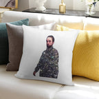 This Is The Skin of A Killer Bella Soft Reinforced Edging Throw Pillow