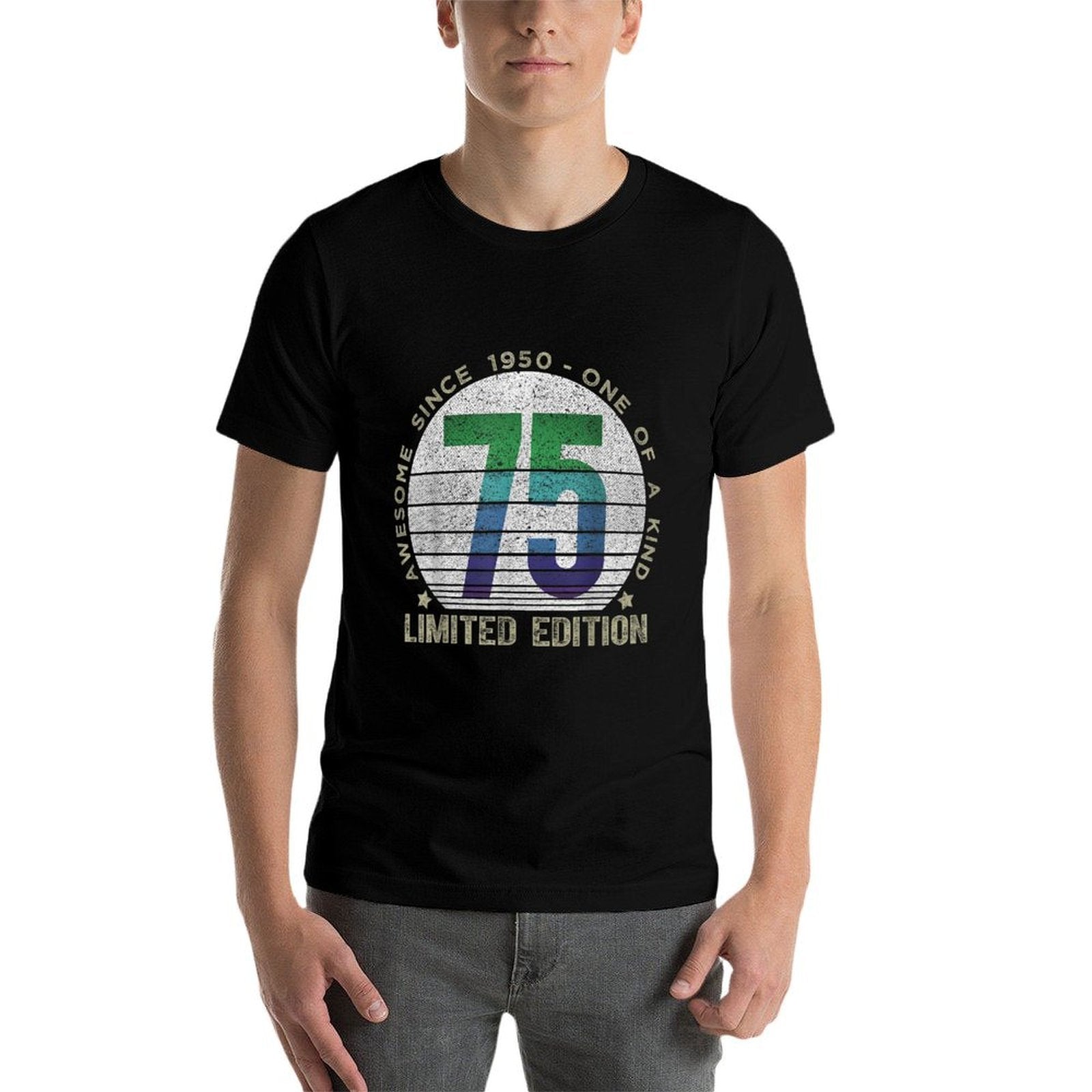 75 Year Old Gifts Vintage 1950 Limited Edition 75th Birthday  Odor-resistant T-Shirt