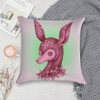 Rudy Soft Short Plush Fabric Throw Pillow