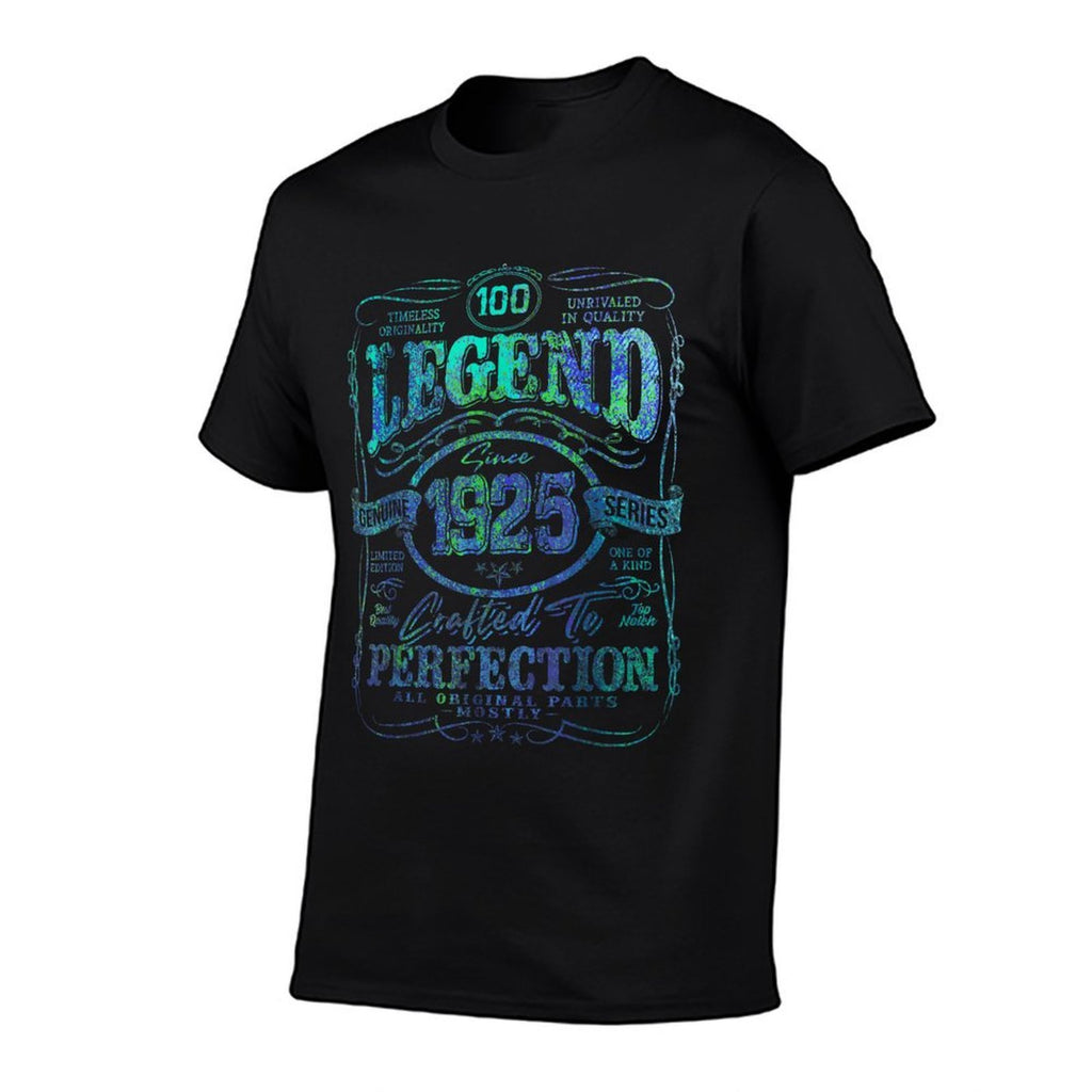 Vintage 1925 Limited Edition 100 Year Old 100th Birthday  High-quality Stitching T-Shirt