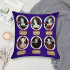 The Six Wives. Soft Washable Throw Pillow