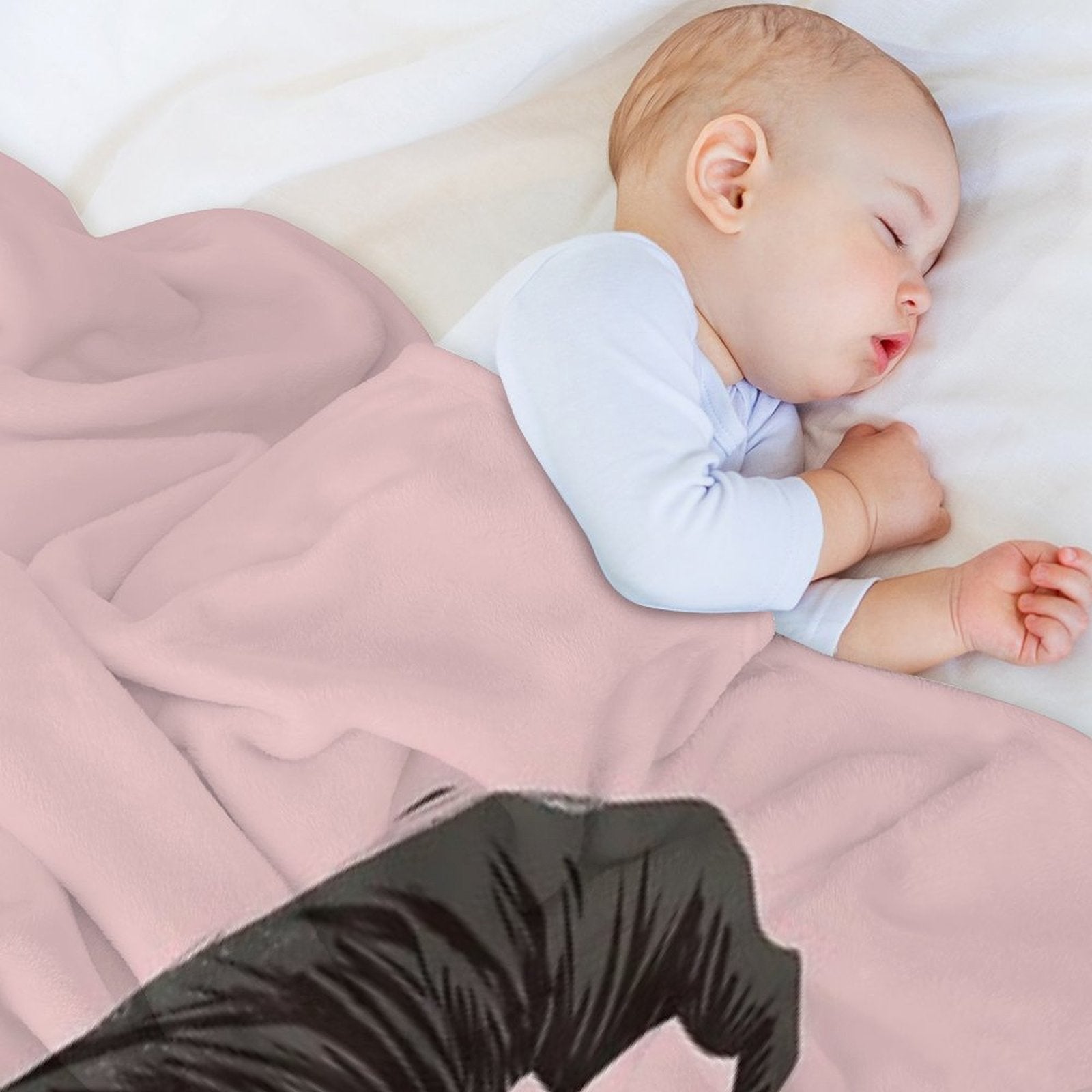 Spooky-Cute Witch in Sketch Style – Big Witch Hat & Big Eyes Travel-friendly Throw Blanket