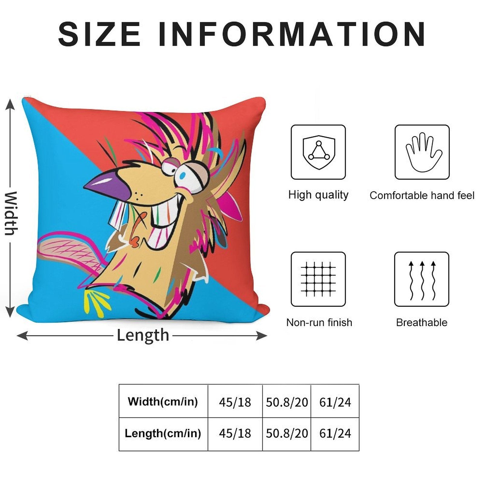 Norb! Soft Luxury Feel Throw Pillow