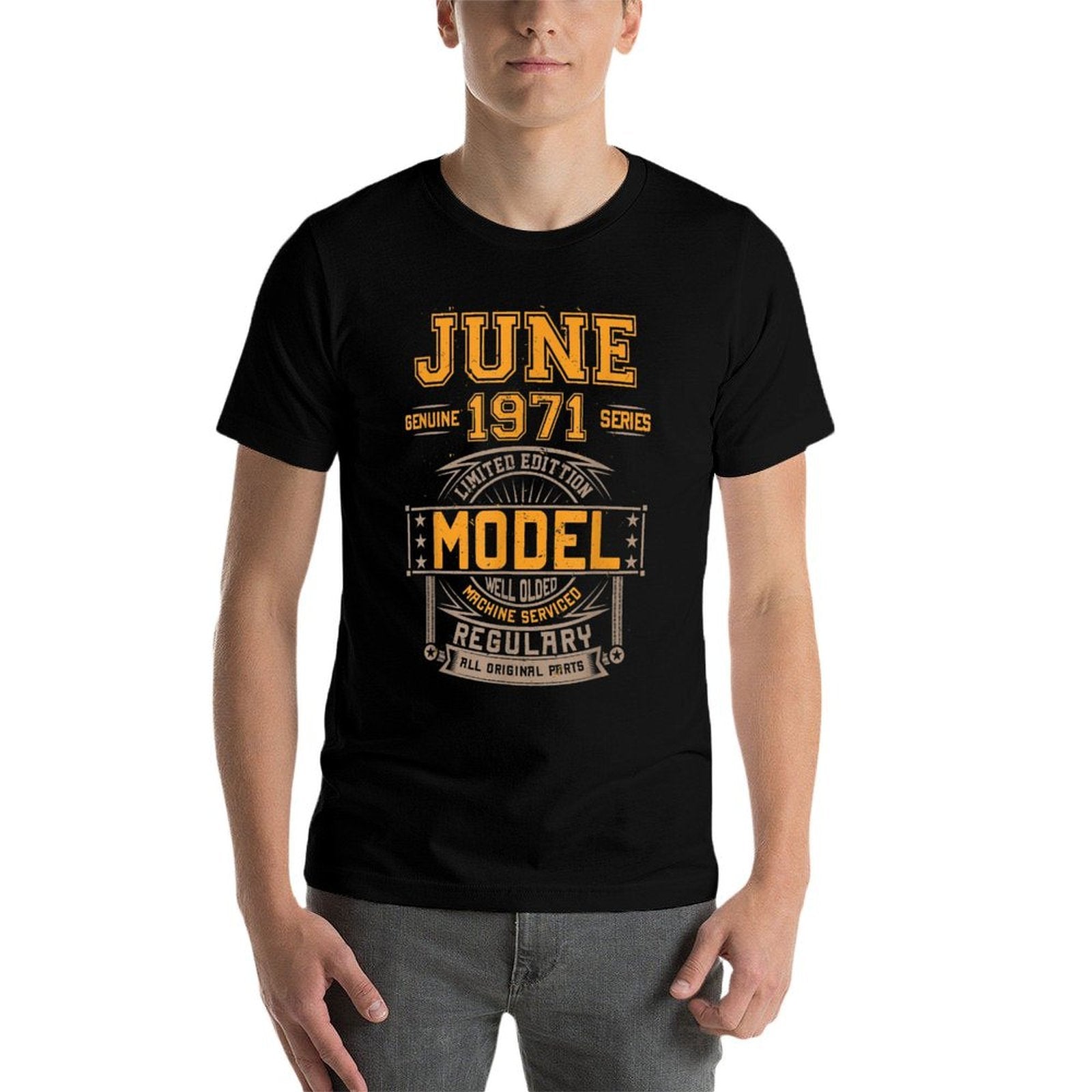 50 Years Old 50th Birthday Decoration June 1971  Affordable Price T-Shirt