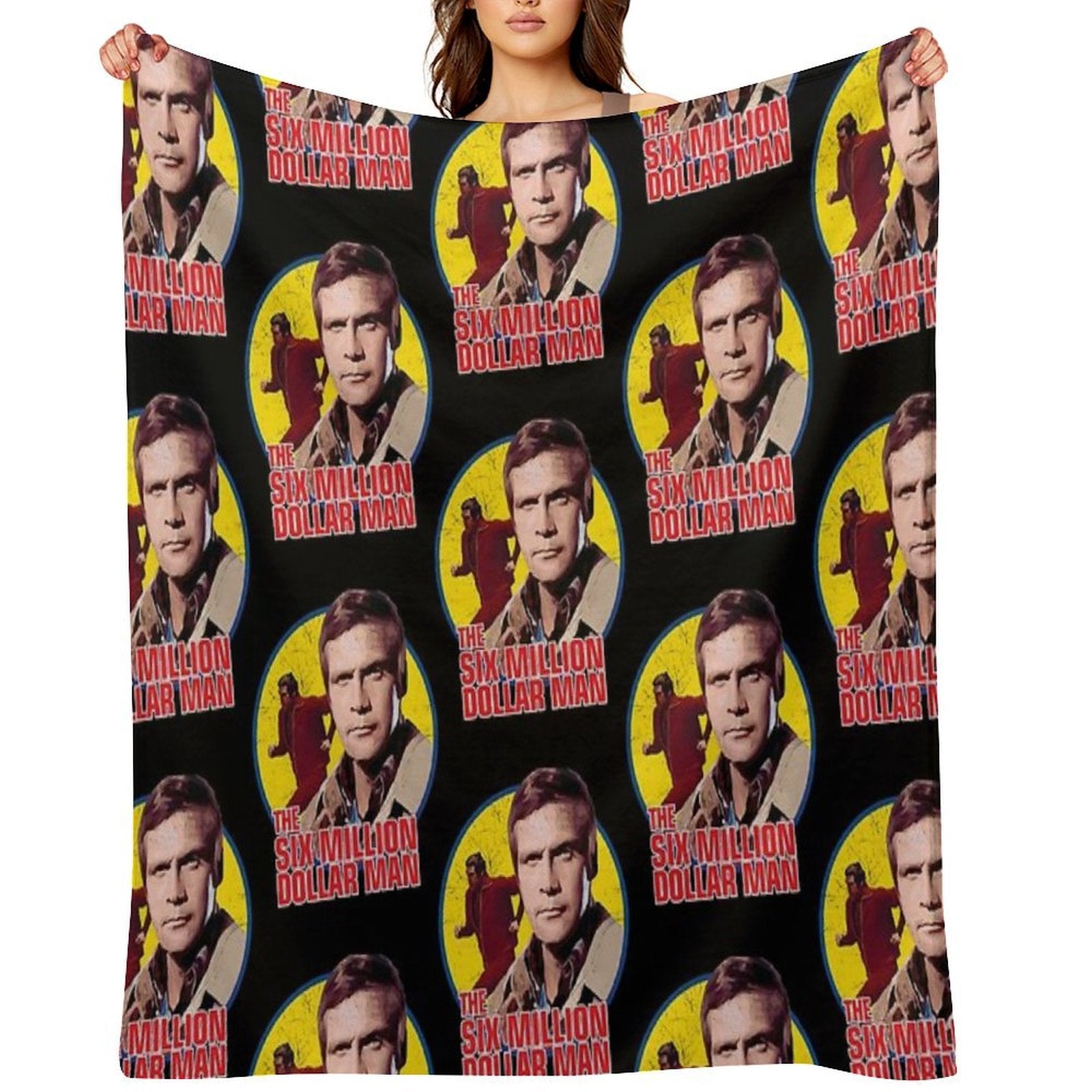 The Six Million Dollar Man Vintage Comfort Throw Blanket