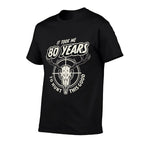 Hunting Gift for 80 Year Old Mens 80th Birthday  Moisture-wicking T-Shirt