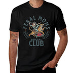 Feral Moms Social Club Trendy Mom Apparel  Vintage-inspired T-Shirt