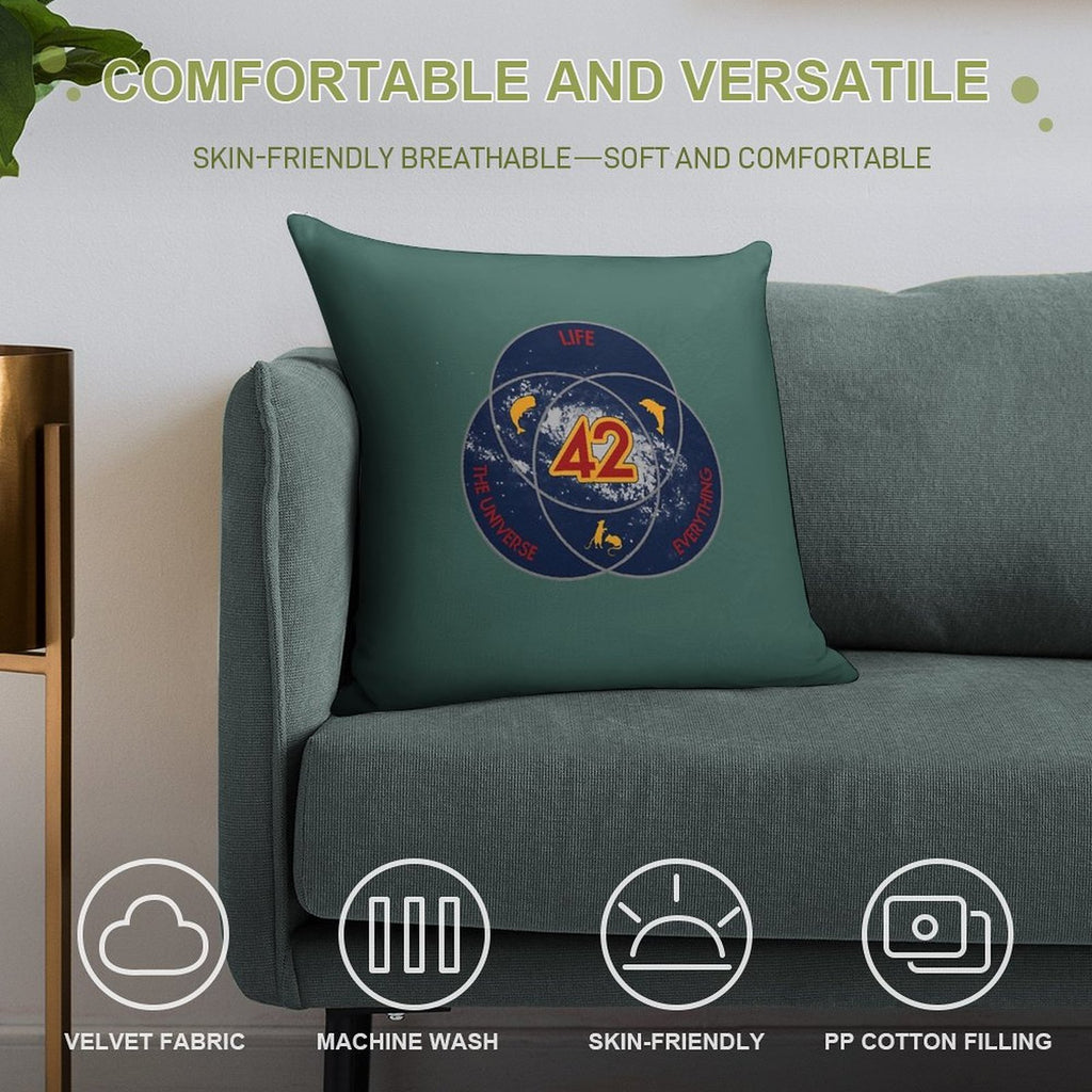 Science 42 Soft Anti-Pilling Throw Pillow
