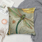 Dragonfly Dreams Soft Luxury Feel Throw Pillow