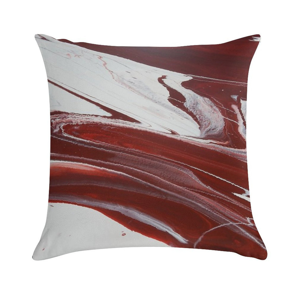 Ruby Pillars Soft Short Plush Fabric Throw Pillow