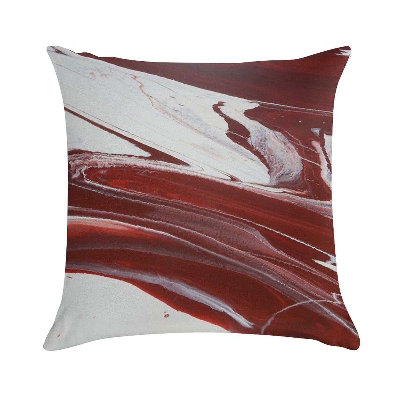 Ruby Pillars Soft Short Plush Fabric Throw Pillow