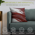 Ruby Pillars Soft Short Plush Fabric Throw Pillow