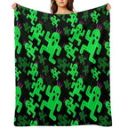 Cactuar Pattern Multi-functional Throw Blanket
