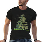 And Into The Forest I Go To Lose My Mind T-shirt Tree Hippie  Eco-friendly Material T-Shirt