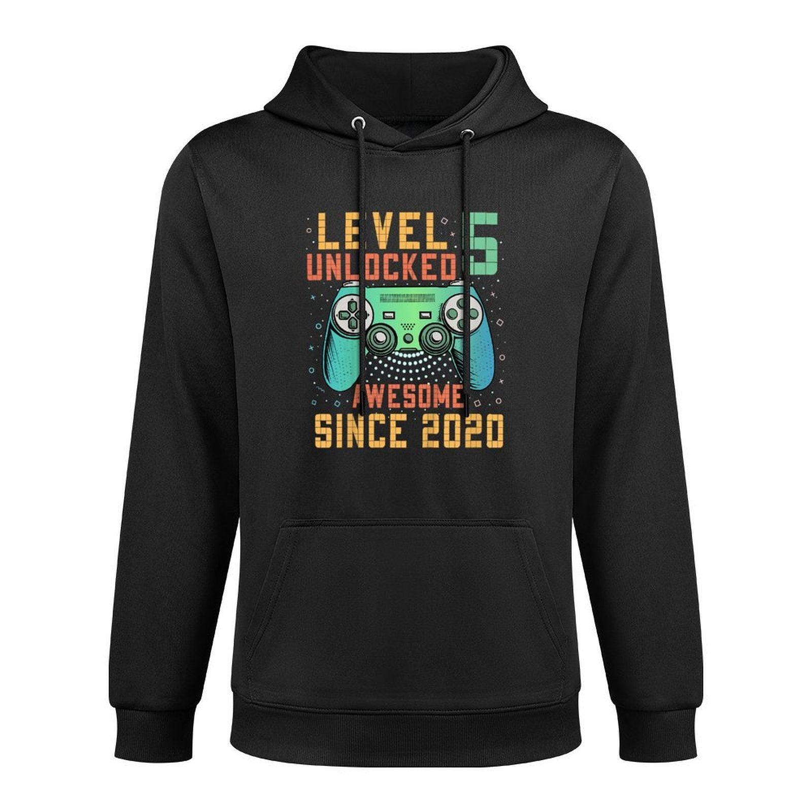 Kids Level 5 Unlocked 5th Birthday 5 Year Old Boy Gifts Gaming Machine Washable Hoodie